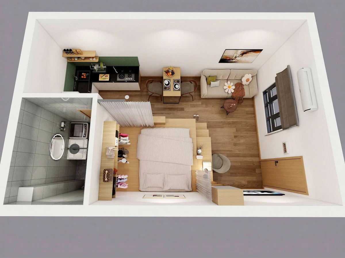 Bán căn hộ studio 30m² MT Duy Tân, Tân Bình, 1 tỷ - Ảnh thu nhỏ 3