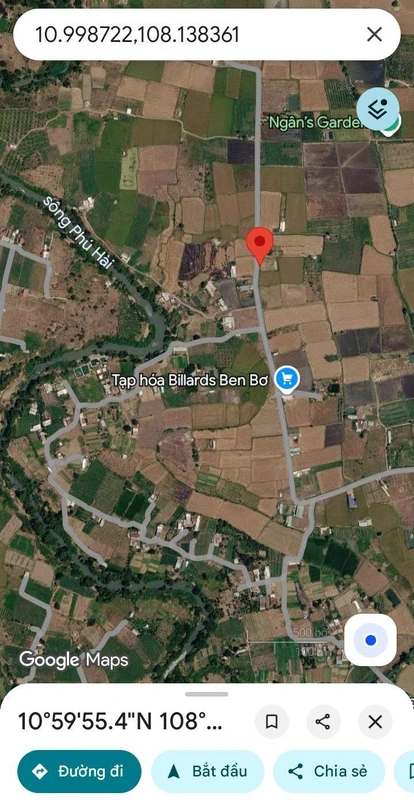 Bán lô đất 1000m² tại Hàm Thắng, Bình Thuận 1 tỷ 250