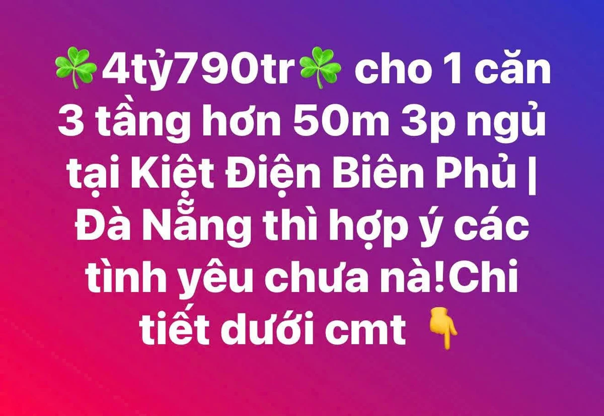 Bán nhà 3 tầng 3 mê 51 m² Điện Biên Phủ Q.3 - Ảnh 1