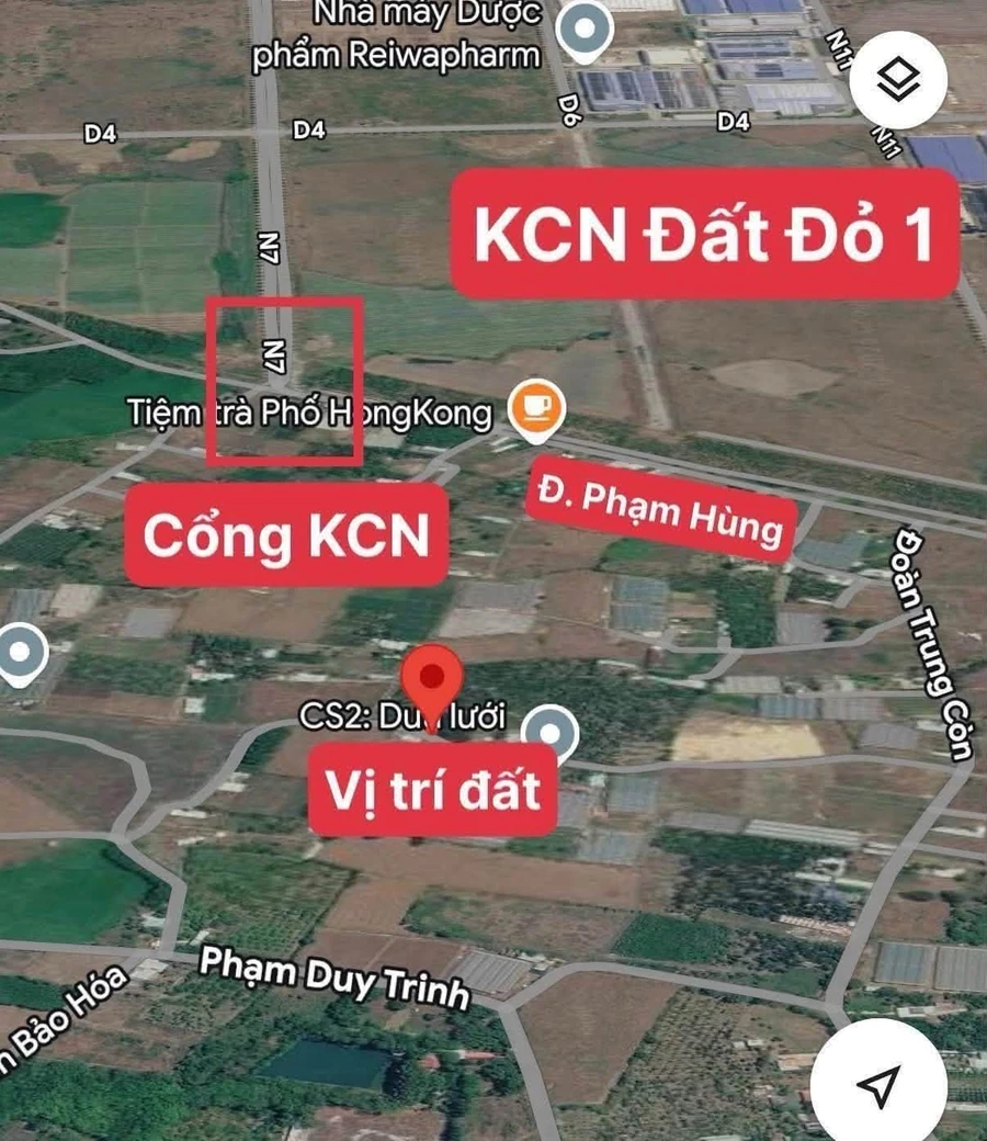 Bán đất mặt tiền 317m2 sát KCN Đất Đỏ 1,2 tỷ - Ảnh thu nhỏ 2