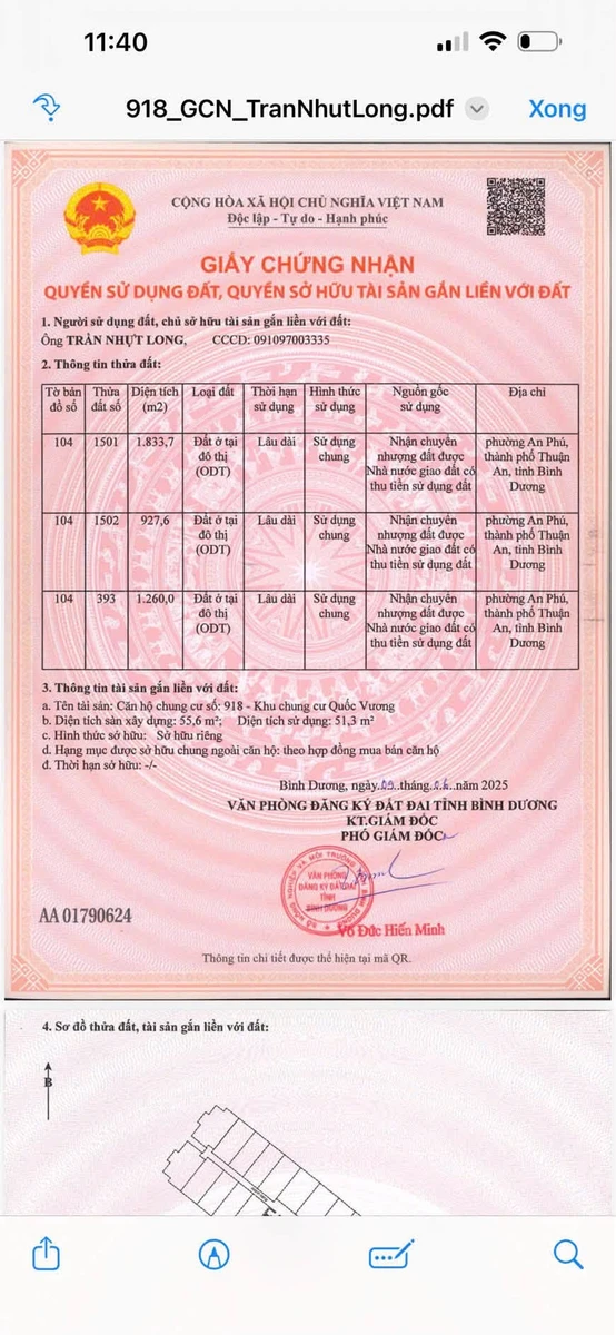 Bán chung cư Startower 56m², 2 phòng, 1.24 tỷ - Ảnh thu nhỏ 3