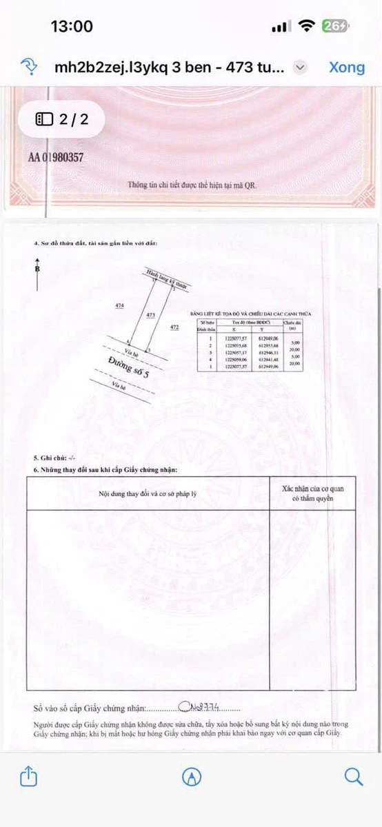 Bán đất full thổ cư Genimex Uyên Hưng 100m² 2 tỷ - Ảnh 1