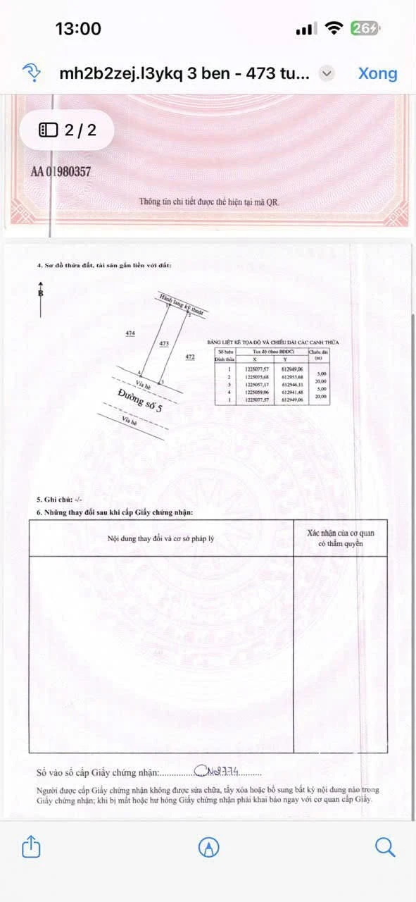 Bán đất full thổ cư Genimex Uyên Hưng 100m² 2 tỷ - Ảnh 1