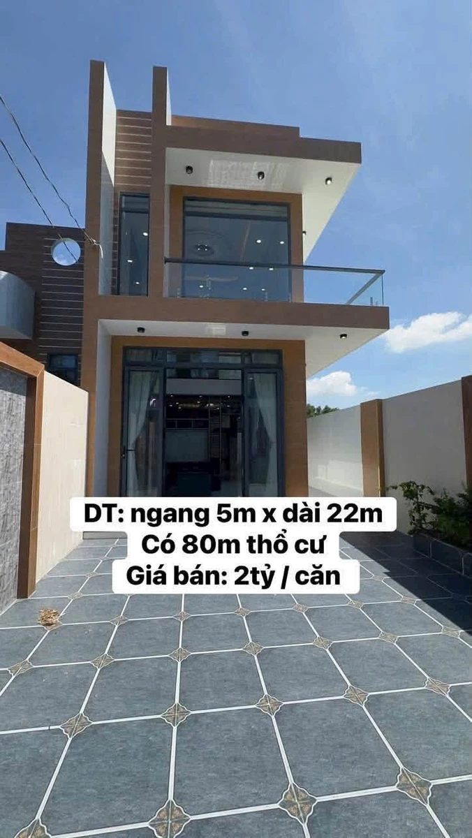 Bán nhà mặt tiền đường nhựa 5x22m, 2 phòng ngủ, Long Mỹ, Xã Phước Hải - Ảnh thu nhỏ 4