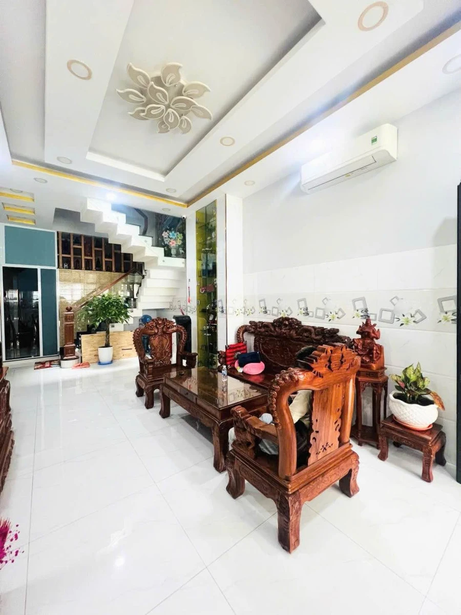 Bán nhà 3 tầng 76m2 mặt tiền nội bộ gần Aeon Bình Tân 7 tỷ - Ảnh thu nhỏ 2