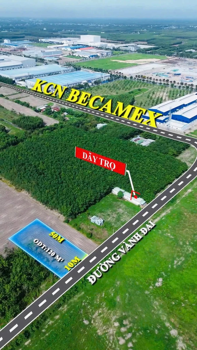 Bán đất Chơn Thành Đồng Nai 60m2 khu công nghiệp Becamex - Ảnh thu nhỏ 4