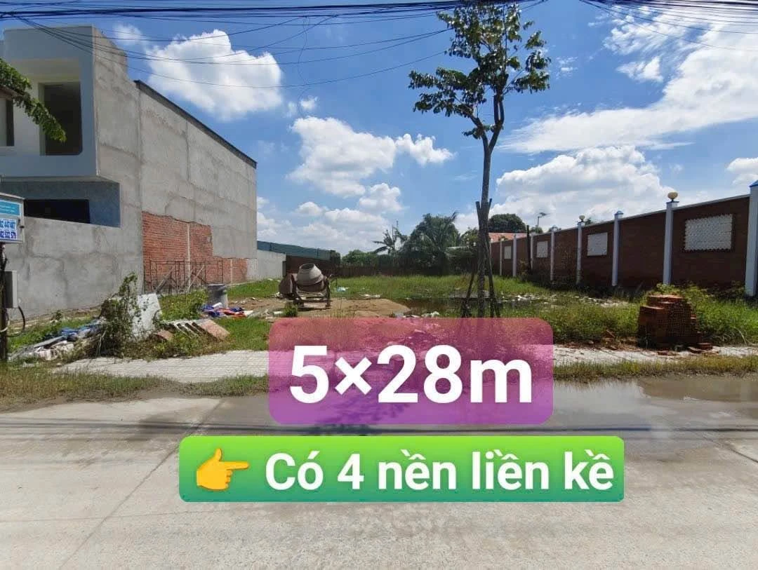 Bán lô đất liền kề 140m² sổ hồng riêng Đức Hòa Đông Củ Chi 1 tỷ 250 triệu - Ảnh thu nhỏ 2