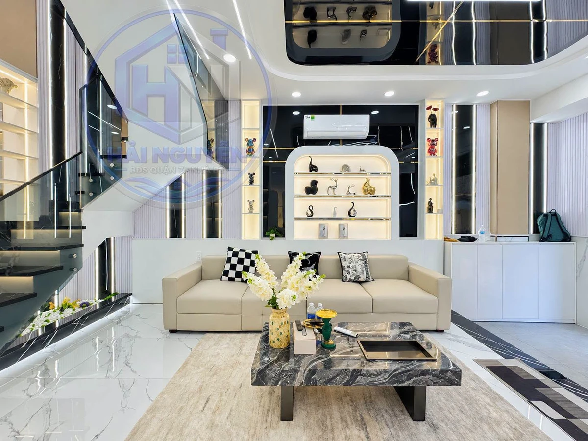 Nhà phố 4 tầng hẻm xe hơi Huỳnh Tấn Phát Nhà Bè 56m² 7.49 tỷ - Ảnh thu nhỏ 5