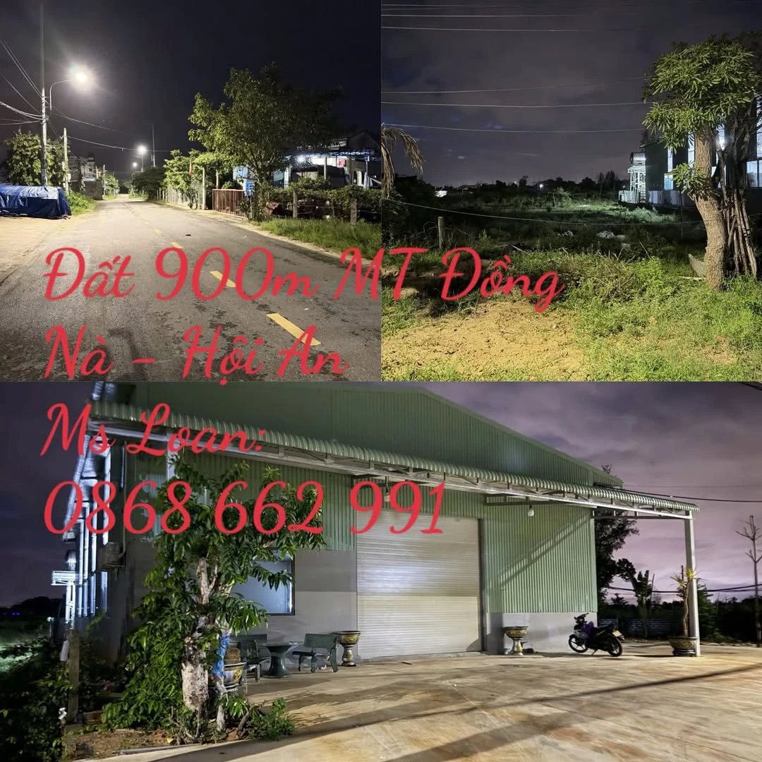 Bán đất nở hậu 900m² Đồng Nà 1, Hội An - Ảnh 1
