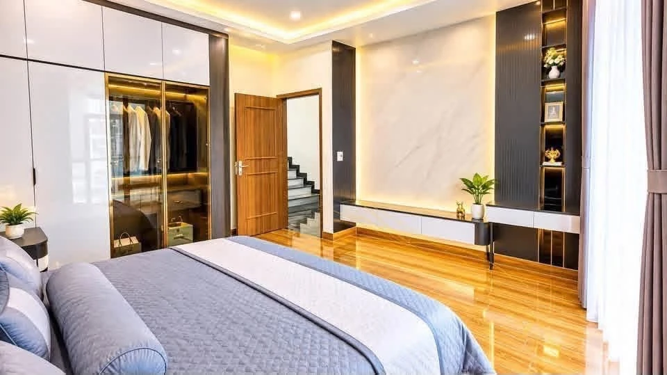 Bán nhà 4 tầng 54,5m2 đường Máng, Hoàng Huy, An Đồng, An Dương, tặng full nội thất - Ảnh thu nhỏ 3