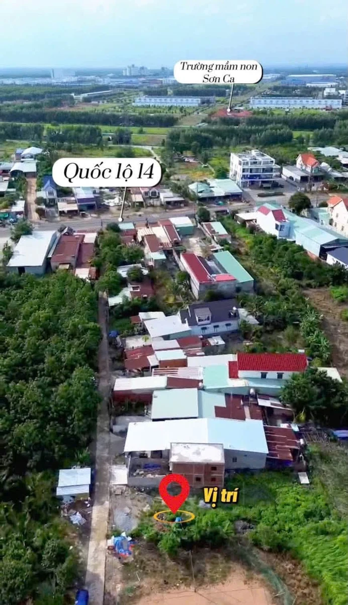 Bán 600m² đất nhánh quốc lộ 14, Chơn Thành, Bình Dương giá 1.4tr/m² - Ảnh thu nhỏ 2
