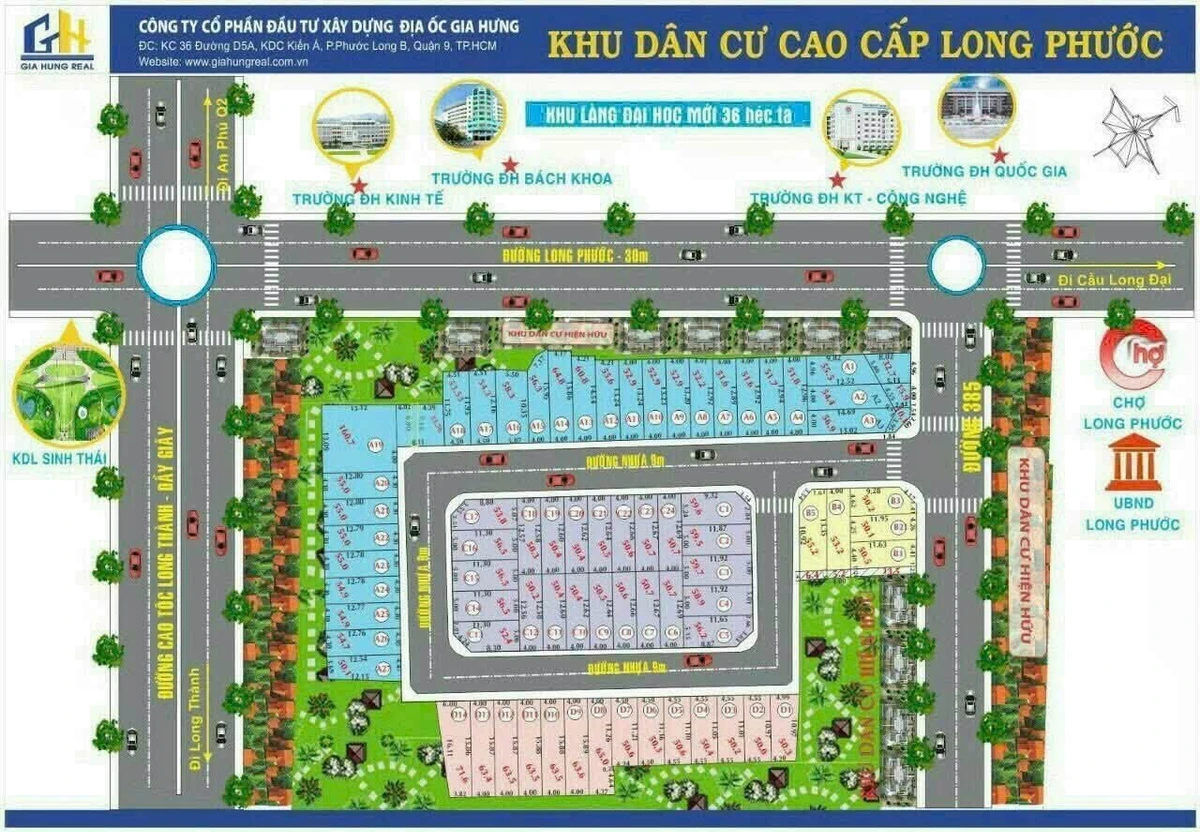 Bán đất 64m2 (4x16) KDC 383 Làng Đại Học, Long Phước, Quận 9, giá 2,75 tỷ - Ảnh 1