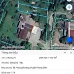 Bán đất 148m2 giá 169 triệu tại Đại Phú, Phong Chương, Huế - Ảnh thu nhỏ 1