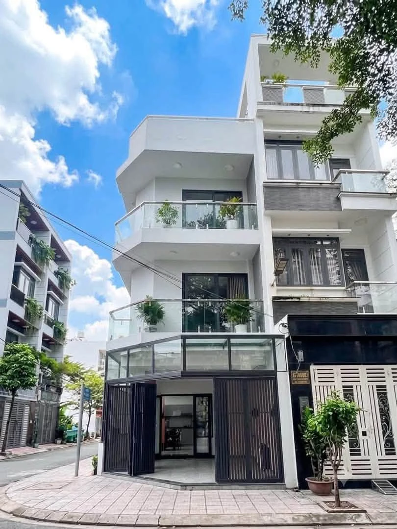 Bán nhà 4 tầng lô góc 62m², 4PN, KDC The Sun, Huỳnh Tấn Phát, Nhà Bè - Ảnh 1