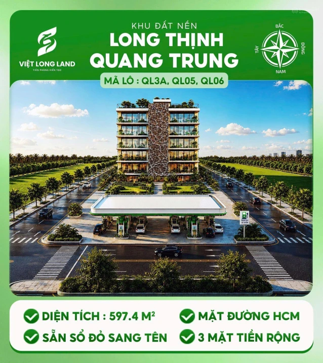 Cụm 3 lô siêu đẹp MT đường Hồ Chí Minh, đối diện CCN Thạch Lập, cạnh CCN Cẩm Châu. Chỉ 9 triệu/m2 - Ảnh thu nhỏ 2