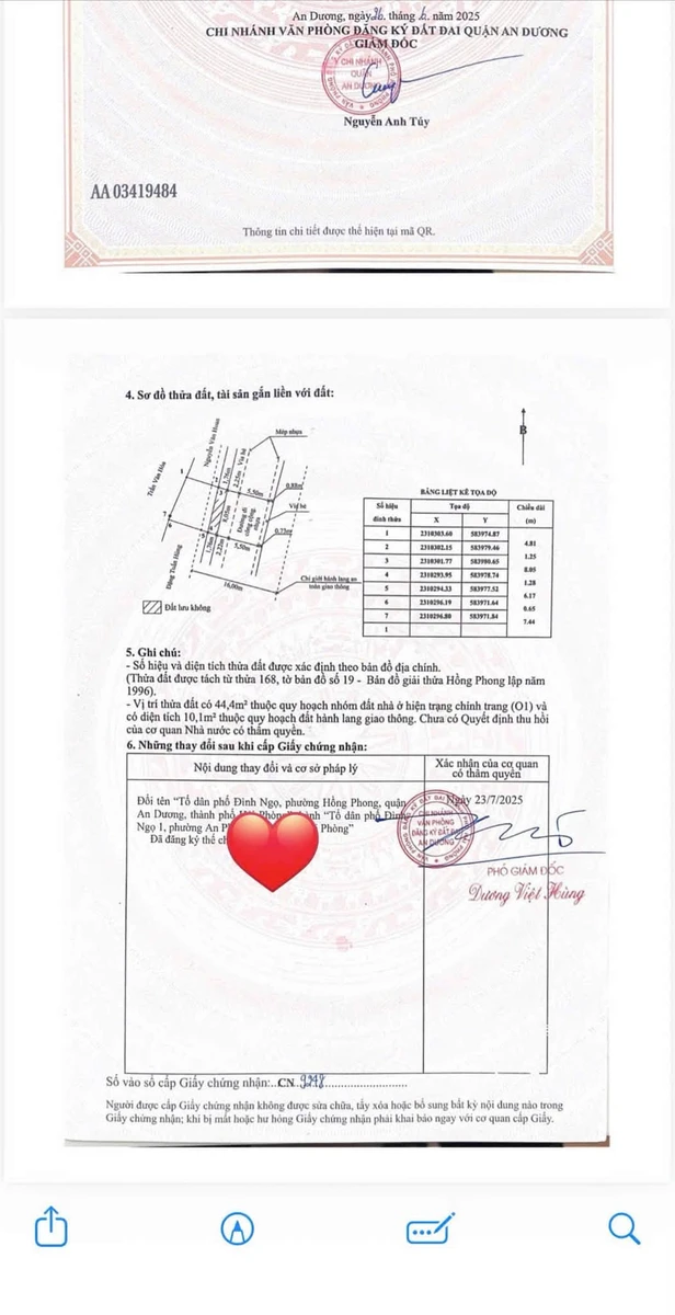 Thanh lí lô đất 54,5m² mặt đường Đình Ngọ, An Phong - Ảnh thu nhỏ 2