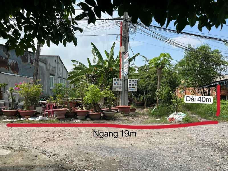Bán đất Hoà Thành Tây Ninh 760m² giá 5,32 tỷ