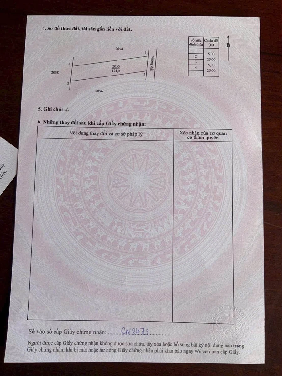 Bán đất Mỹ Xuân 125m² giá 1 tỷ 650 - Ảnh thu nhỏ 2