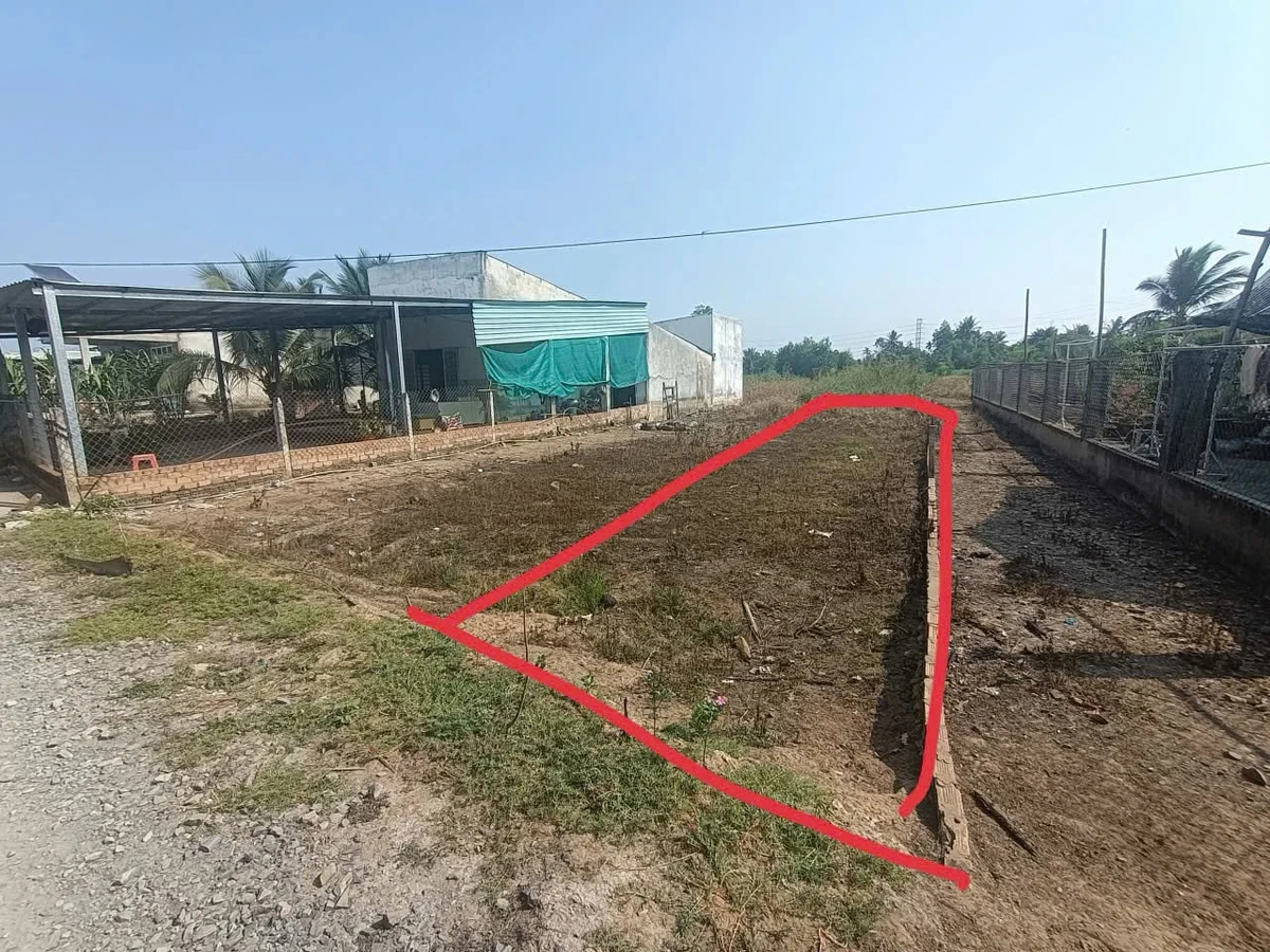 Bán đất Ấp 2 Hữu Thạnh Đức Hoà 6x35m mặt tiền đường bê tông - Ảnh 1