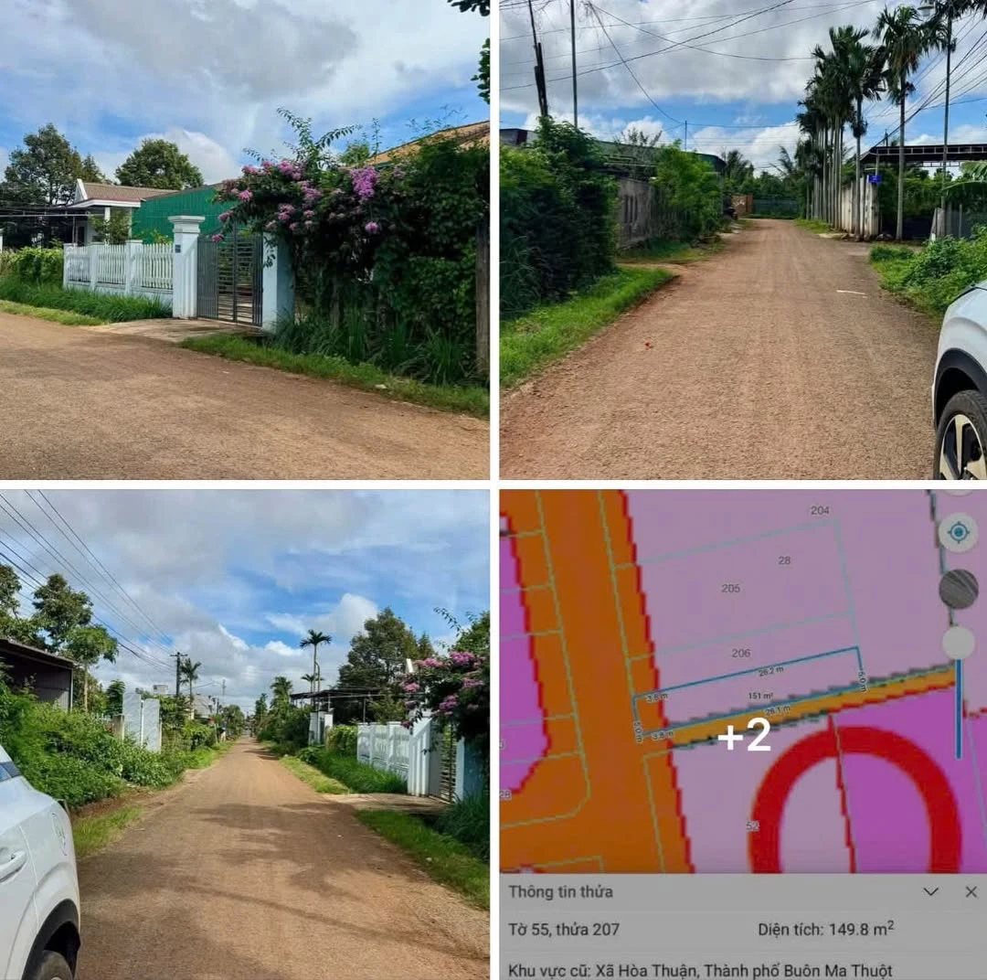 Bán đất góc 2 mặt tiền 150m² Tân An, Buôn Ma Thuột - Ảnh 1