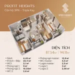Bán căn hộ 3PN full nội thất Simona Heights Quy Nhơn 94m², 3.8 tỷ - Ảnh thu nhỏ 3