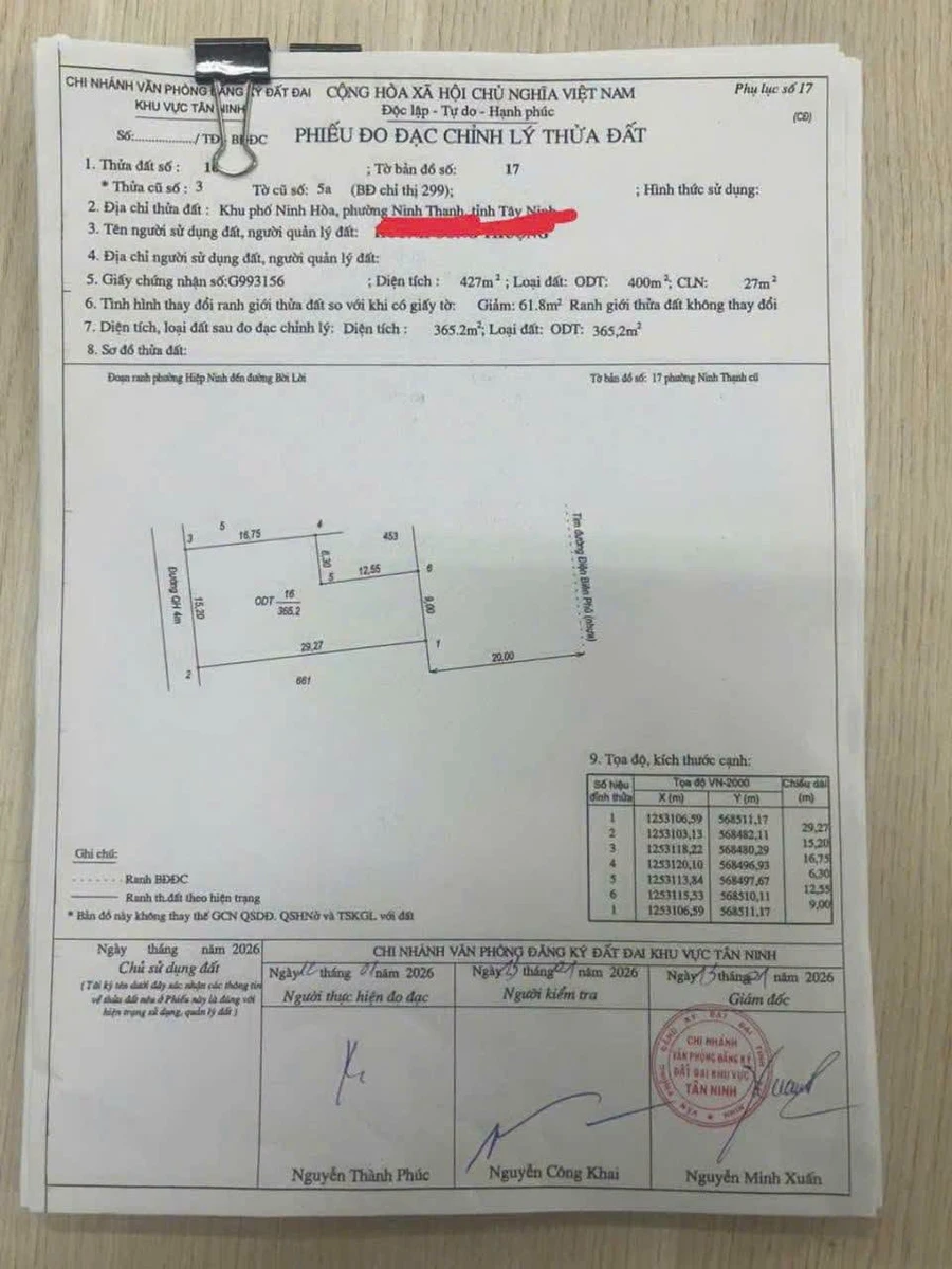 Bán đất mặt tiền Điện Biên Phủ 261m², 4,5 tỷ - Ảnh thu nhỏ 2
