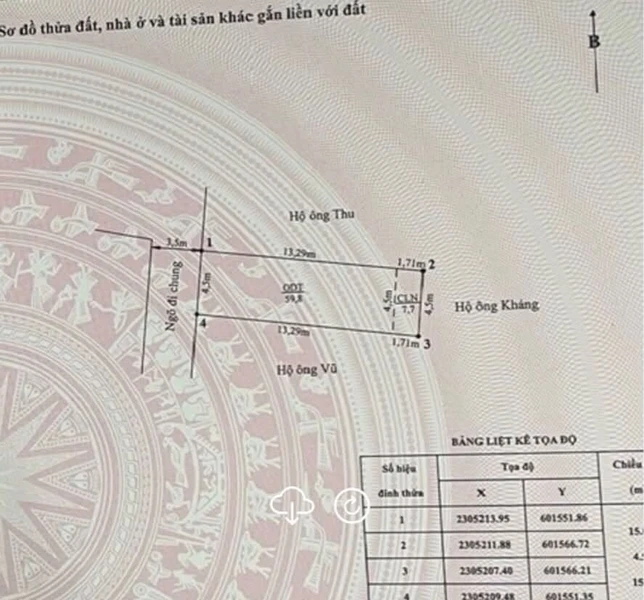 Bán nhà 4 tầng 68 m2 Đằng Hải gần 5 tỷ