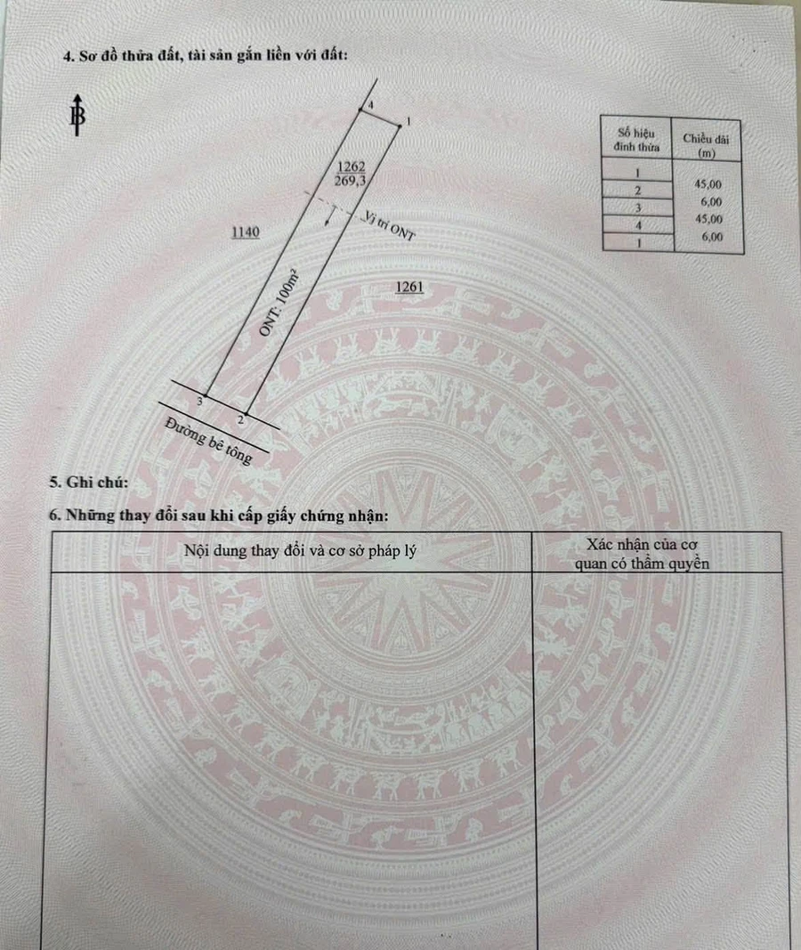 Bán đất Tân Phước 100m² thổ cư 290 triệu - Ảnh 1