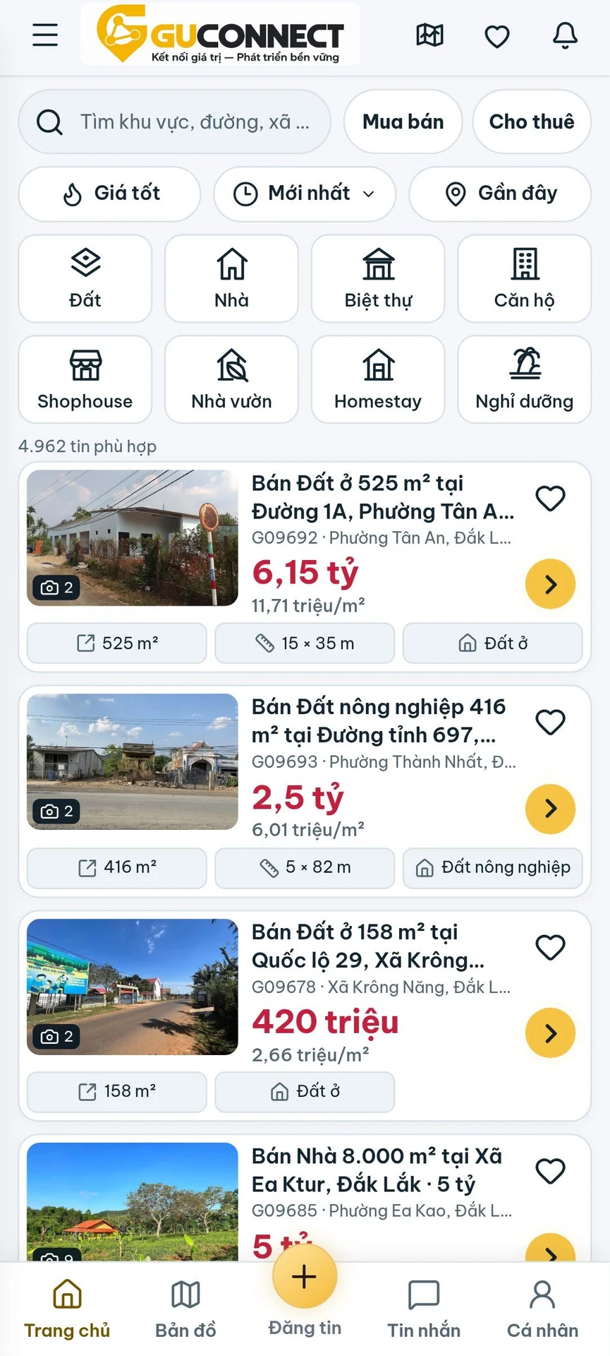 Bán đất 125 m² Lý Nhân Tông, Buôn Ma Thuột 11.5 tỷ - Ảnh 1