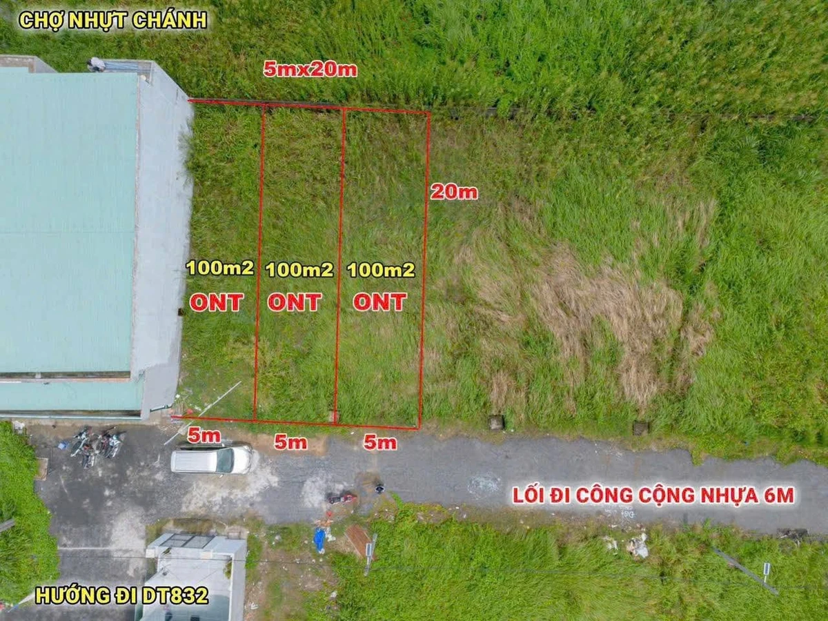 Bán 2 lô đất liền kề 100m² Bến Lức, Long An - Ảnh thu nhỏ 4