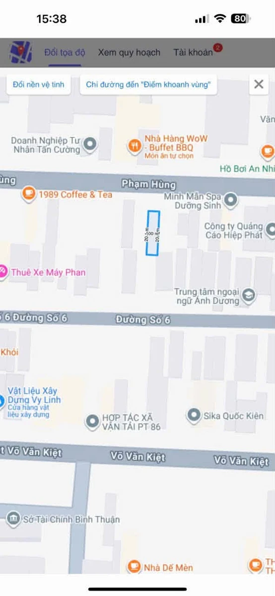 Bán lô đất thổ cư mặt tiền Phạm Hùng Phan Thiết 100m2, 4 tỷ 3 - Ảnh thu nhỏ 2