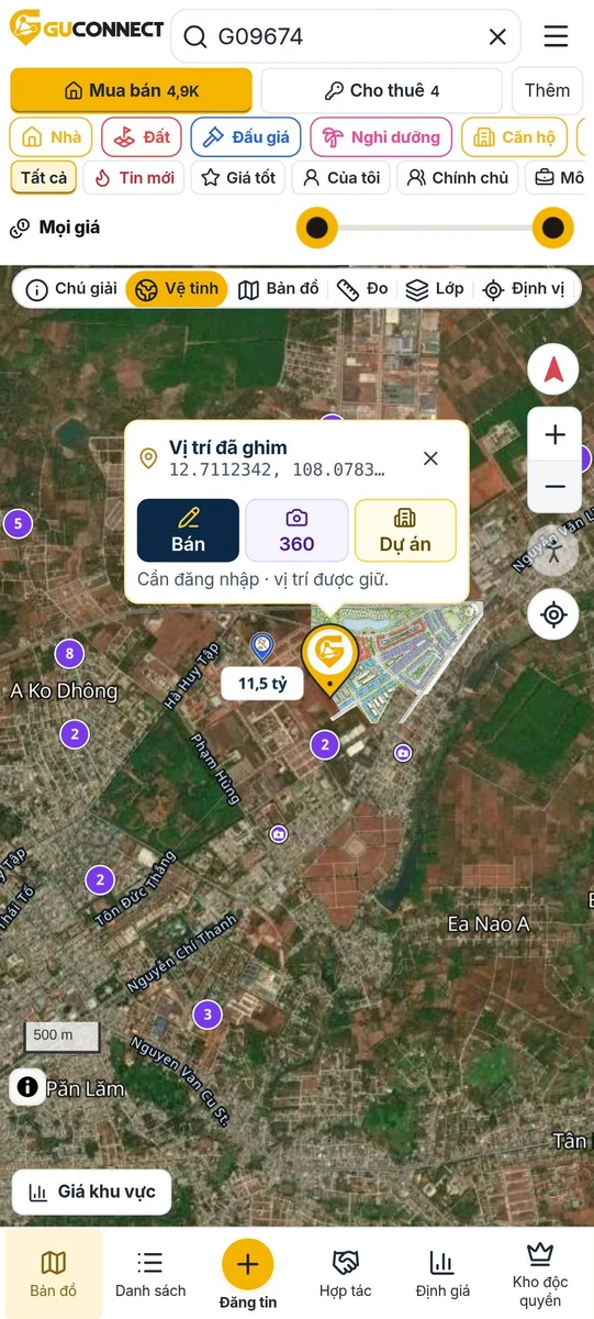 Bán đất 125 m² Lý Nhân Tông, Buôn Ma Thuột 11.5 tỷ - Ảnh thu nhỏ 3