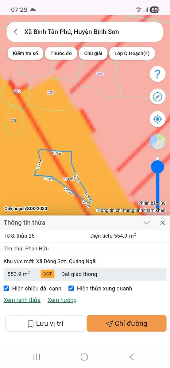 Bán đất 555m2 ven biển An Thành, Quảng Ngãi giá 79 triệu kèm cây keo - Ảnh thu nhỏ 3