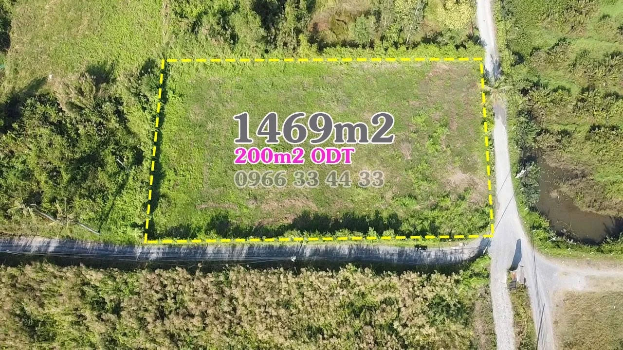 Bán đất 1469m2 (200m2 thổ cư) đường Long Thuận, Long Phước, Thủ Đức, giá 17,6 tỷ - Ảnh 1