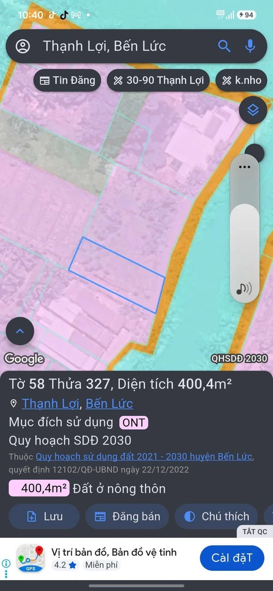 Bán lô thổ vườn 1320m² Bến Lức, Long An - Ảnh thu nhỏ 3