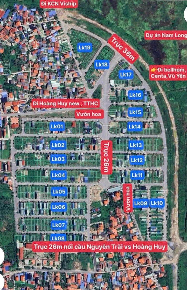 Bán đất lô LK03-14 khu TĐC Bắc Sông Cấm 135m2, Thủy Nguyên, Hải Phòng - Ảnh thu nhỏ 4