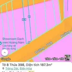 Bán lô đất mặt tiền kinh doanh Biên Hoà 187m2, 3.1 tỷ - Ảnh thu nhỏ 1