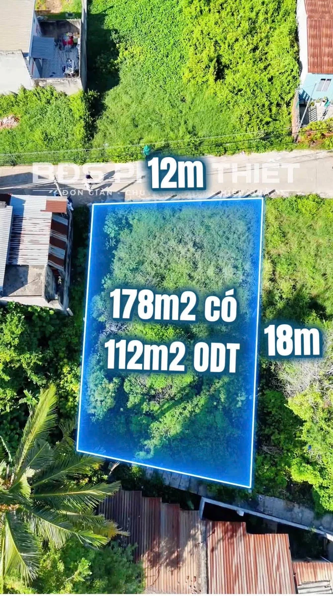 Bán đất thổ cư Ngô Đức Tốn, Phan Thiết, 178m² - Ảnh 1