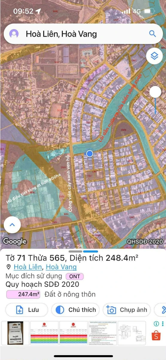 Bán đất góc 225m² view hồ Liên Chiểu Đà Nẵng 5.25 tỷ - Ảnh thu nhỏ 4