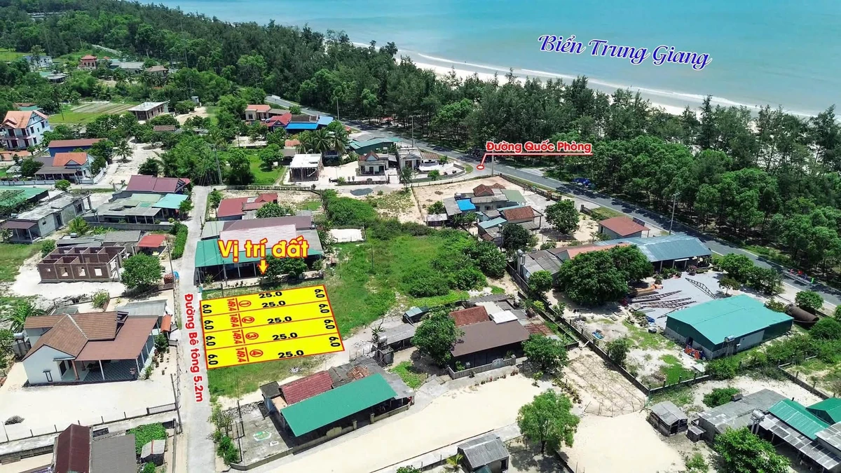 Bán đất Biển Trung Giang 75m² giá 4 tỷ gần biển - Ảnh thu nhỏ 2