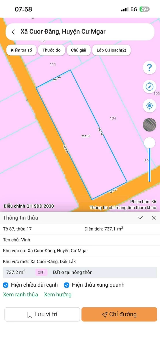 Bán lô đất 120m² Quốc Đăng 450 triệu - Ảnh thu nhỏ 2