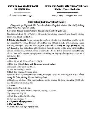 Bán đấu giá tài sản Kỳ Lừa, Lạng Sơn - Ảnh thu nhỏ 3