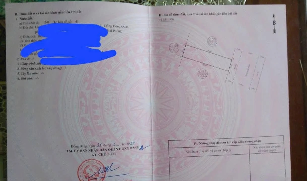 Bán đất 100m2 mặt trục khu đấu giá Đồng Chuối, Hùng Vương, Hồng Bàng, Hải Phòng - Ảnh 1