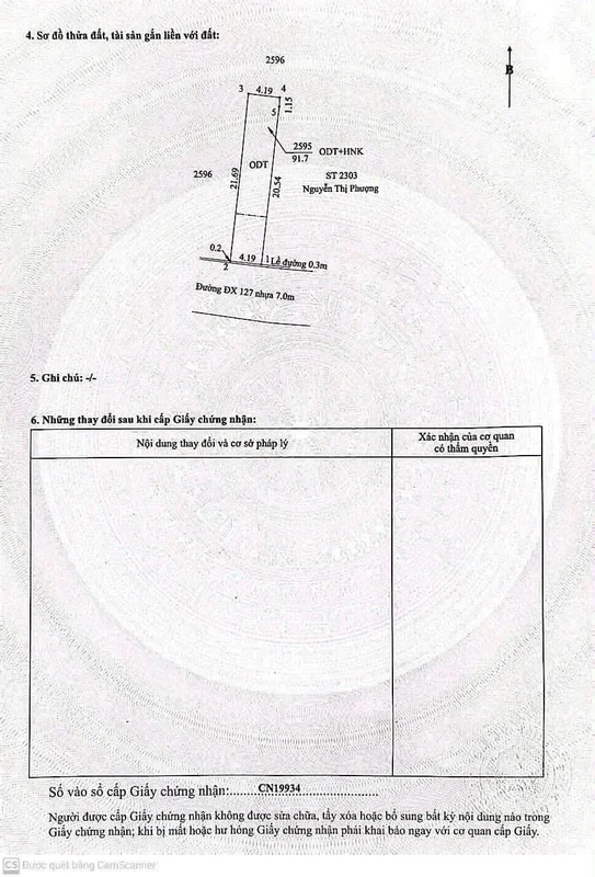 Bán đất Tân An Thủ Dầu Một 65 m², 1 tỷ 750 triệu