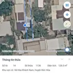Bán gấp lô đất 126m2 full thổ cư tại Xã Hòa Khánh Nam, giá 660 triệu - Ảnh thu nhỏ 2
