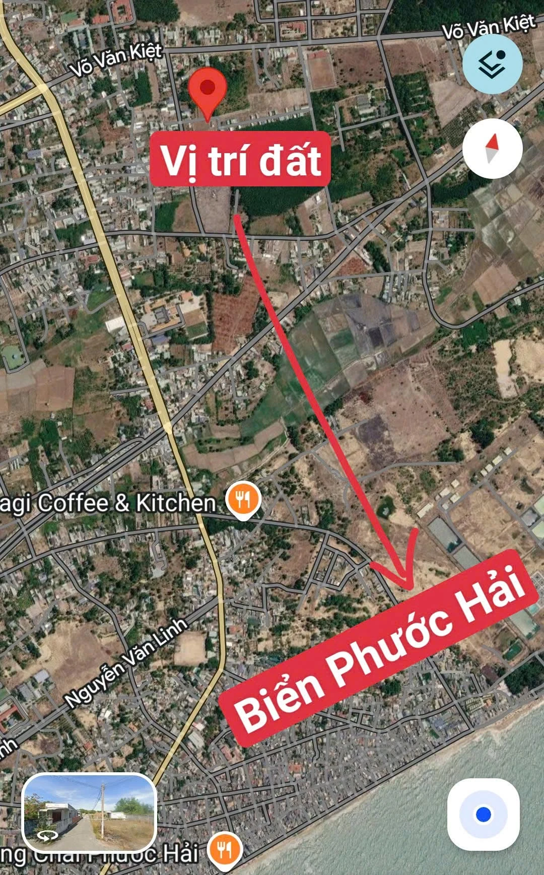 Bán đất gần biển Phước Hải 130m² Nhà Bè 1 tỷ 3 - Ảnh 1