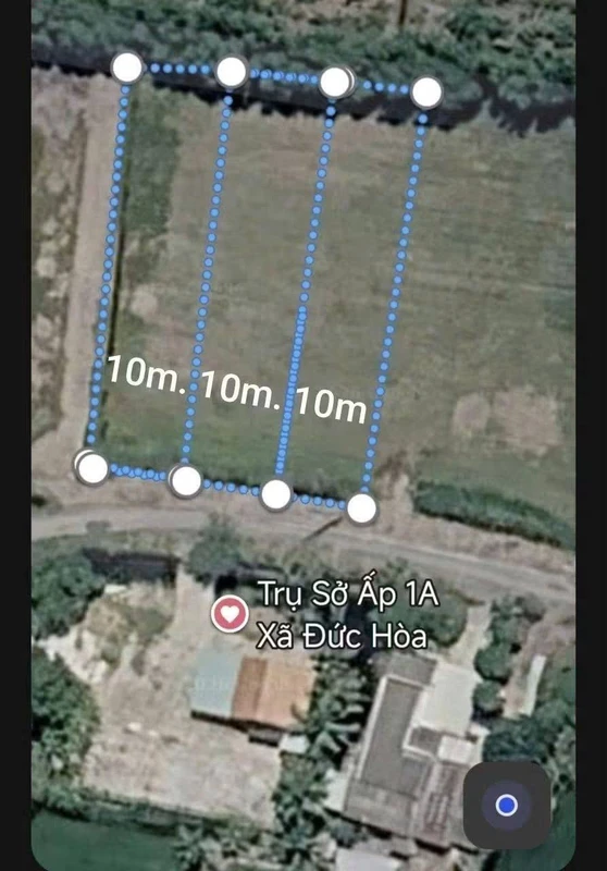 Bán đất vườn 10x50m (500m2) giá 900 triệu tại ấp 1, Đức Hòa, Tây Ninh