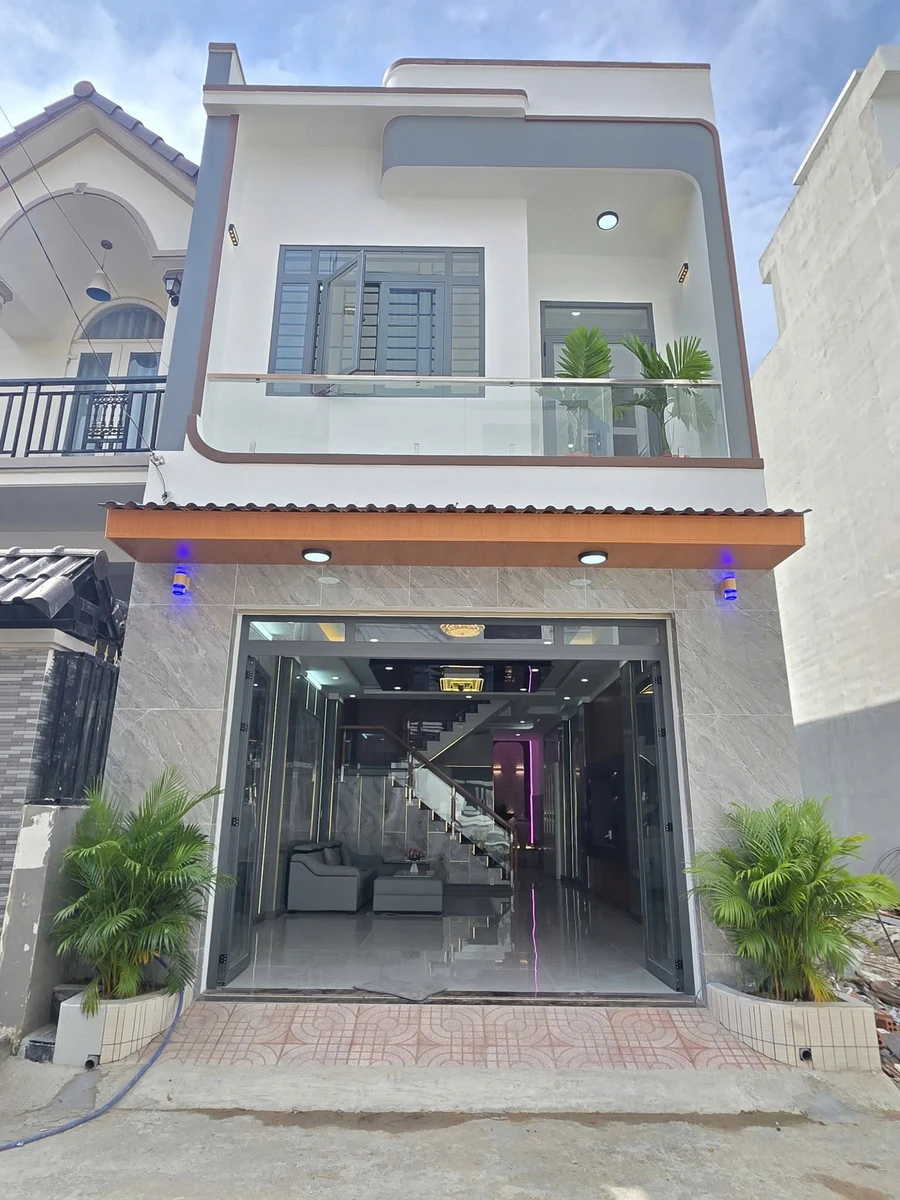 Bán nhà 1 trệt 1 lầu 80,5m² 3 tỷ 990 gần chợ Hóa An - Ảnh thu nhỏ 2