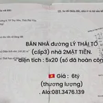 Bán nhà 2 mặt tiền 100m² đường Lý Thái Tổ 6 tỷ - Ảnh thu nhỏ 1