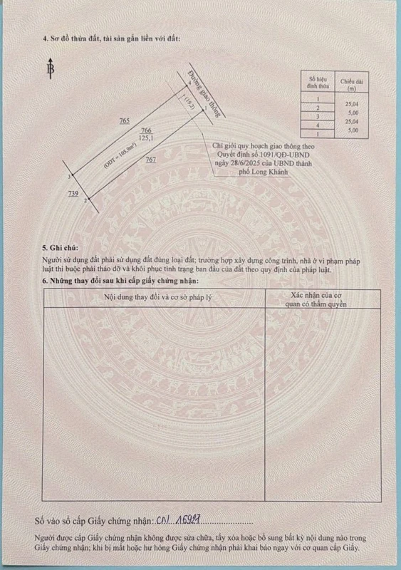 Bán đất nền mặt tiền đường nhựa 5x25m giá 700 triệu tại Phường Bình Lộc, Đồng Nai